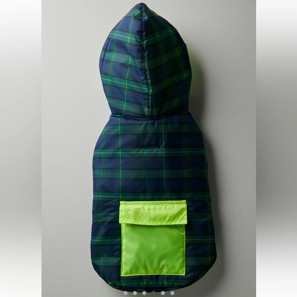 NWT Free People X Ware of the Dog Green and Blue Dog Jacket